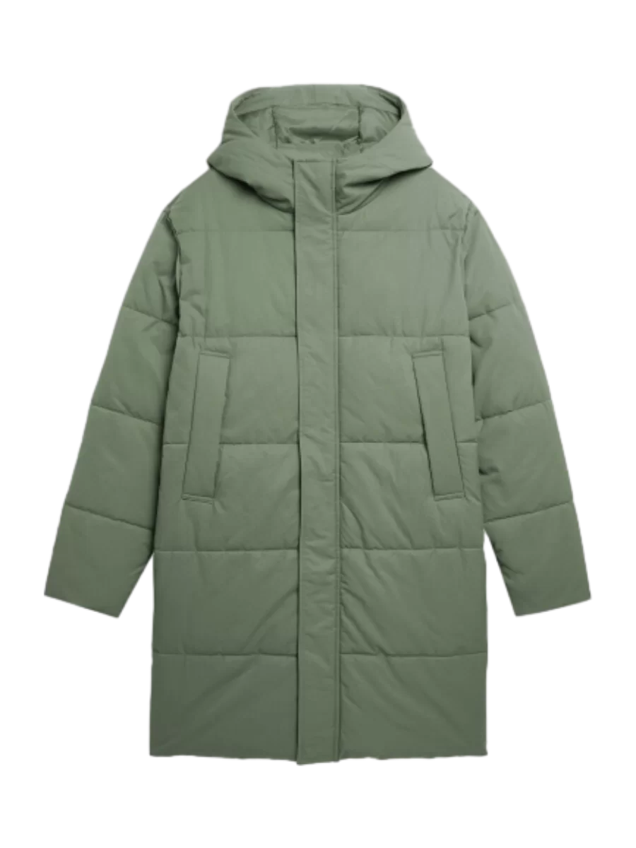 Men’s Casual Padded Long Coat