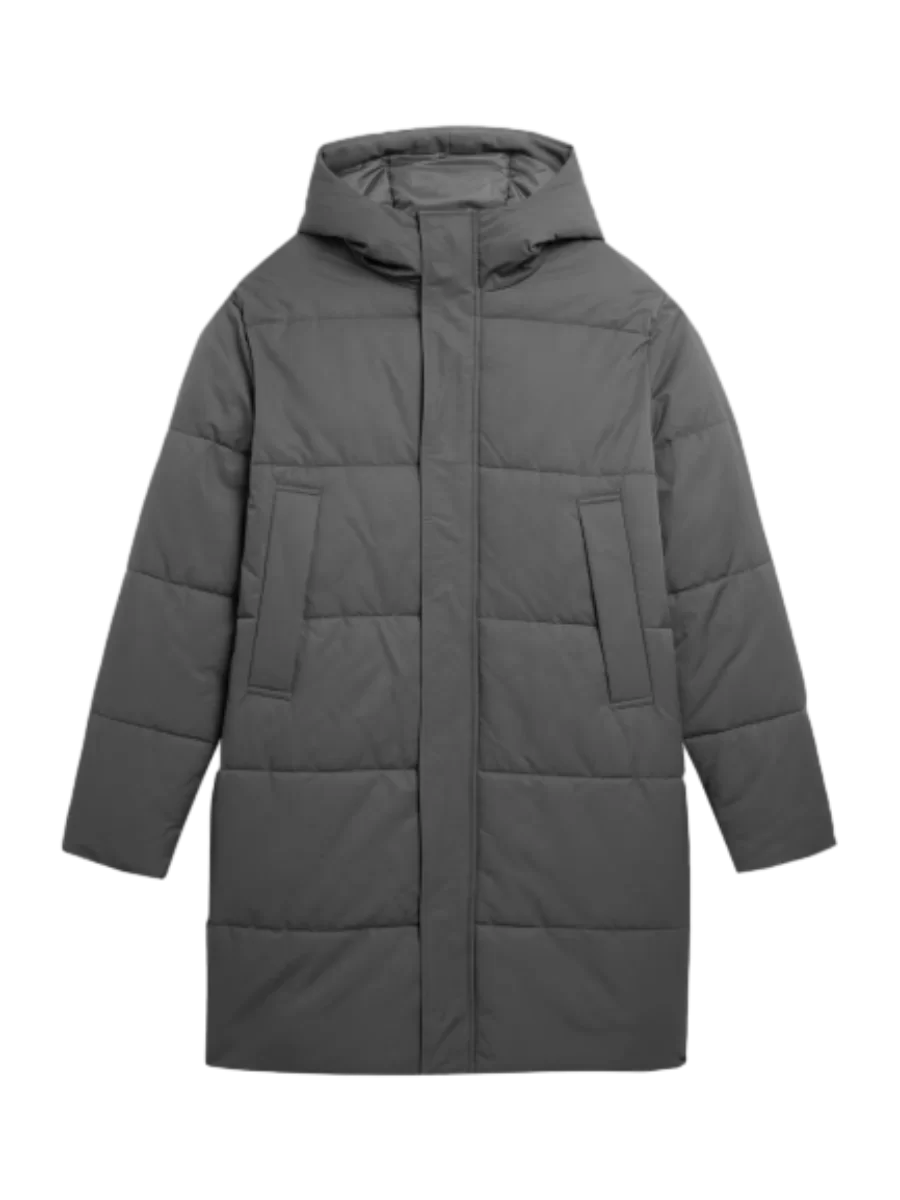 Men’s Casual Padded Long Coat