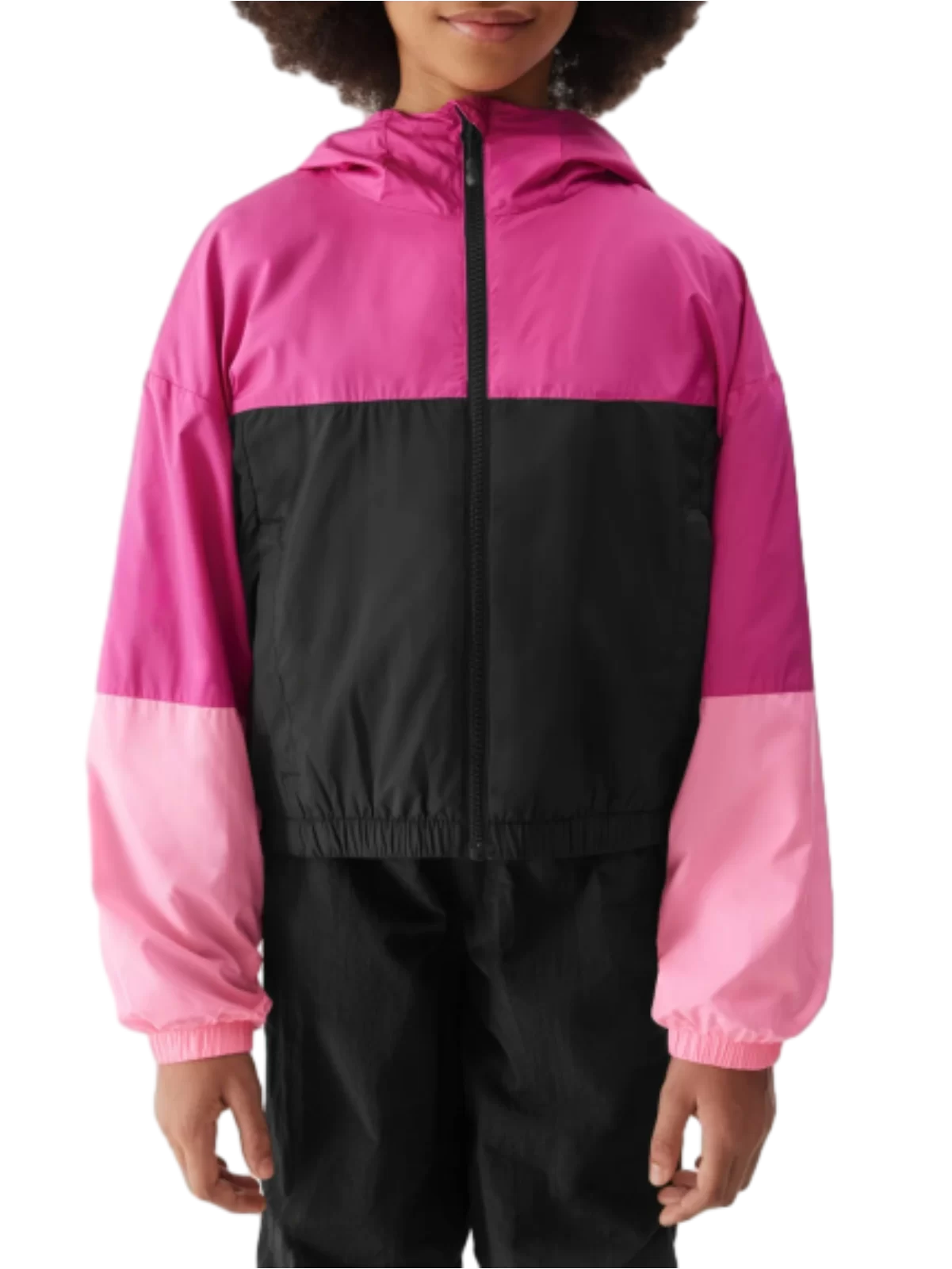 Hooded Transitional Jacket With DWR For Girls
