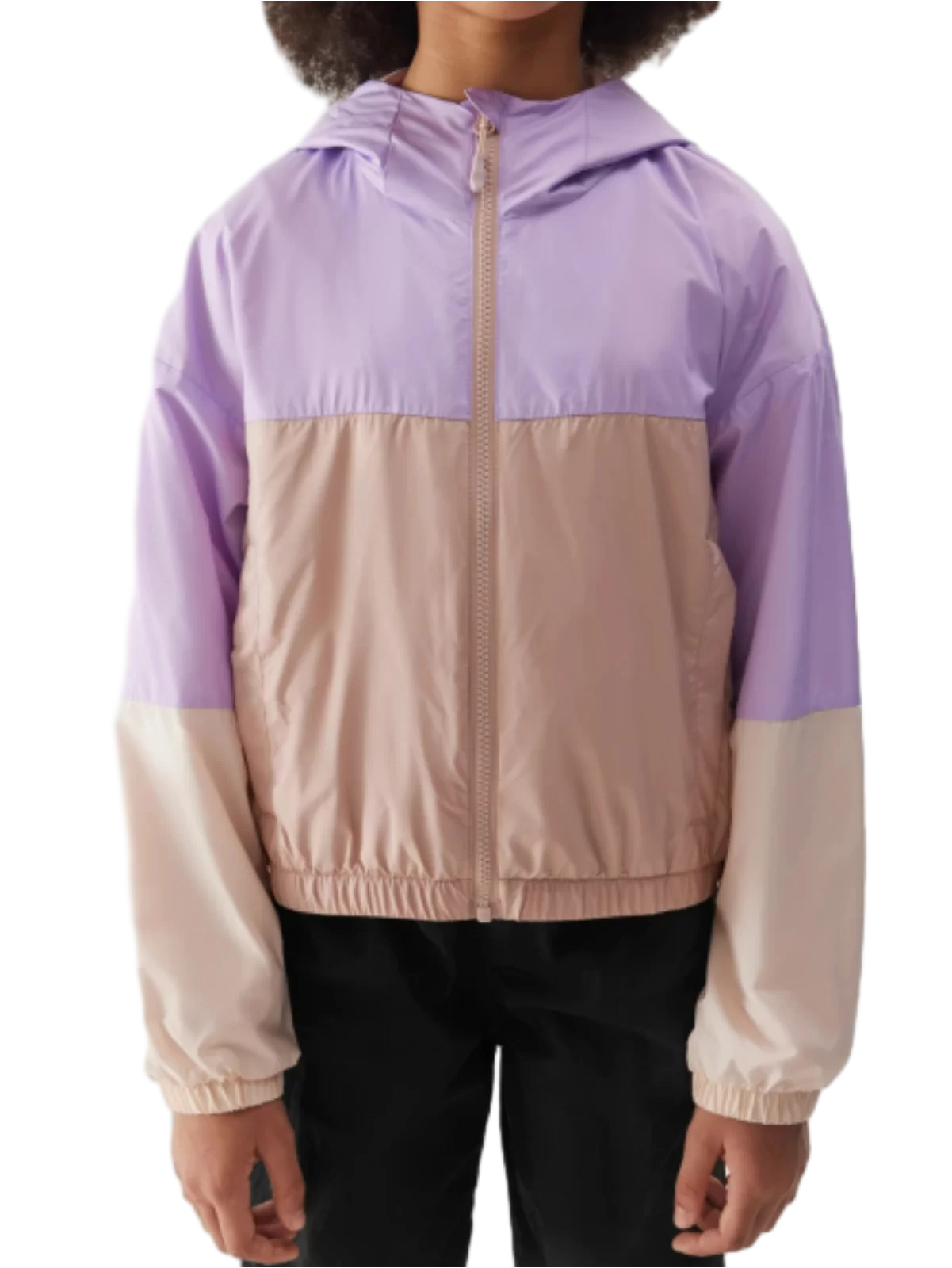 Hooded Transitional Jacket With DWR For Girls